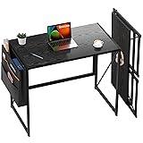 SOROGRA Folding Desk with Storage Pocket for Small