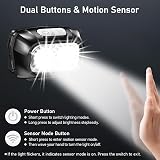 Blukar Head Torch Rechargeable 2 Pack 2000L 8 Modes IPX5 Sensor Light view 5