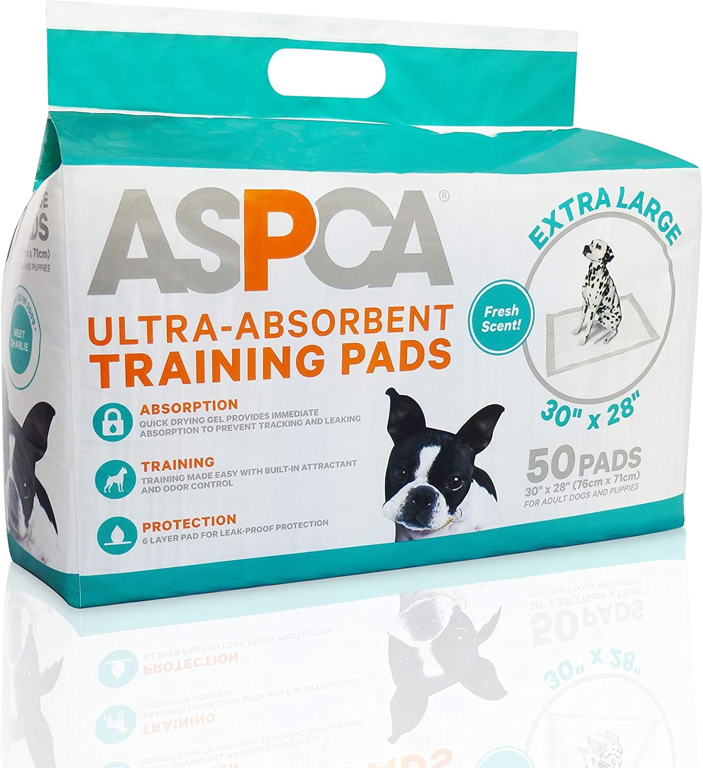 ASPCA Dog Training Pads (50 Pack), XLarge, 300 ct, Gray