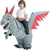 tasanor Blow Up Dragon Costume,Inflatable Costumes for Kids,Inflatable Dinosaur Costume,Halloween Costumes for Girls/Boys