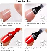 Makartt Peelable Base Coat 15ML Clear Gel Nail Coat with 2 Wooden Sticks view 8
