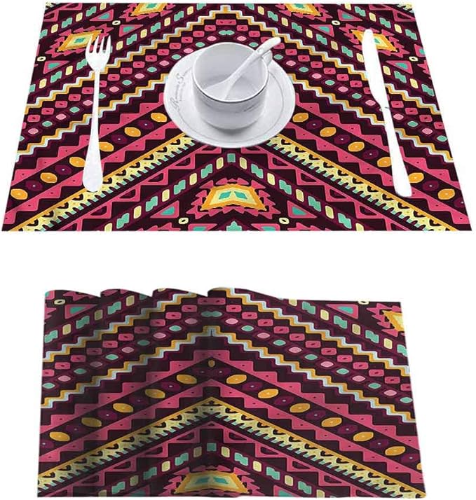 L'sWOW NonSlip Heat Resistant Dining Table Placemats