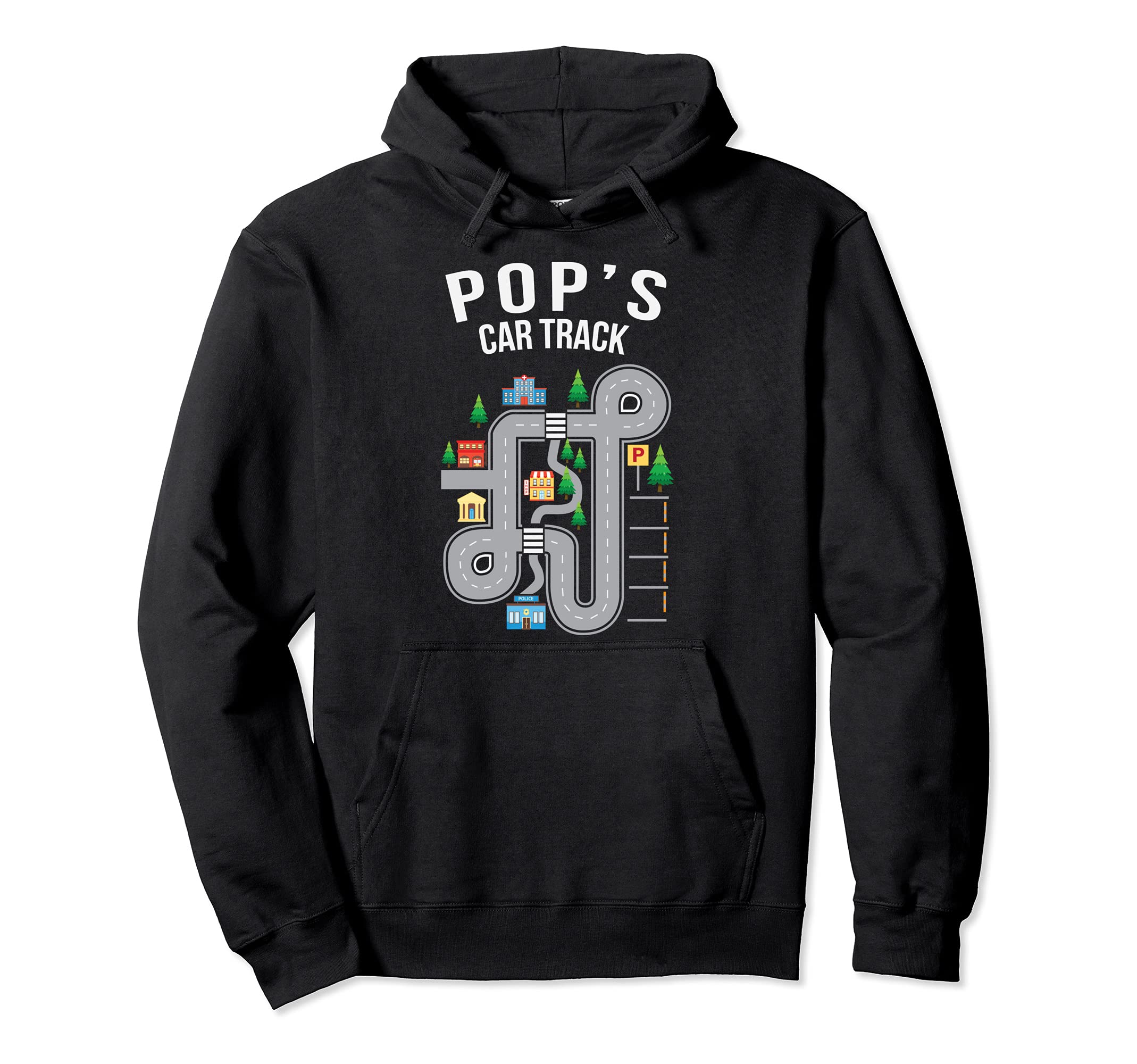 pop Car Track Playground Pullover Hoodie