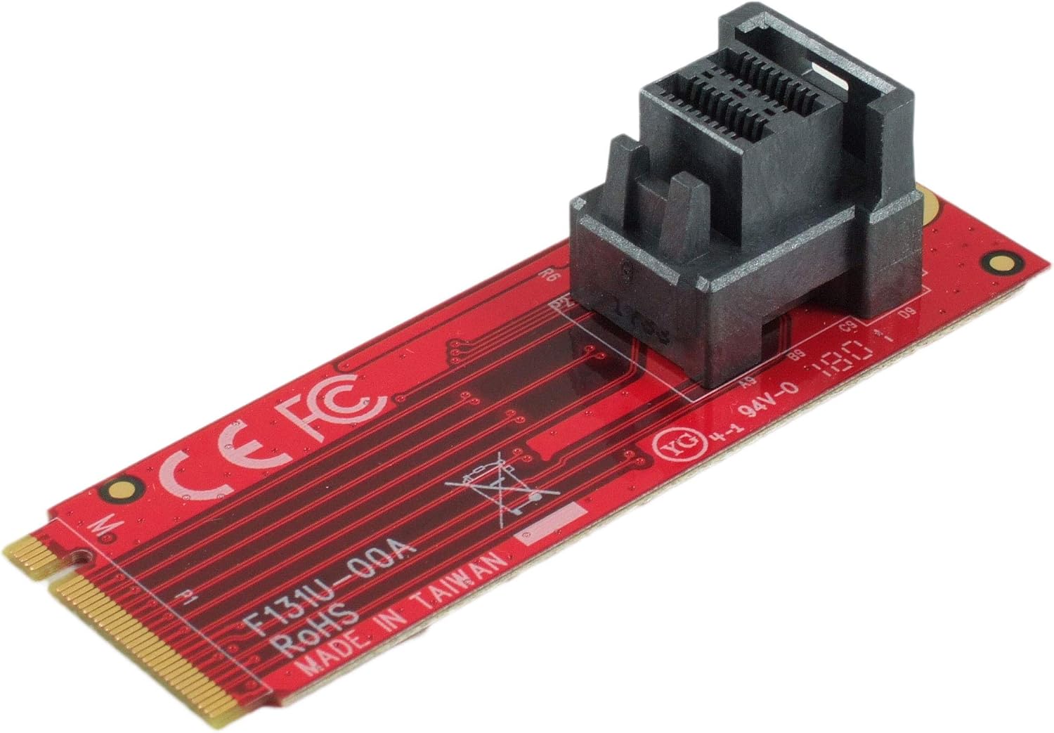 Ableconn M2U2131U M.2 Module with MiniSAS HD (SFF8643