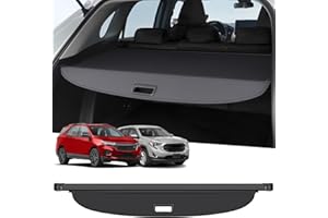 ZZEQYG Cargo Cover for 2018-2024 Chevy Chevrolet Equinox/GMC Terrain Accessories Retractable Cargo Cover Trunk Cover All Weather Shielding Shade Cargo Luggage Cover (Canvas)
