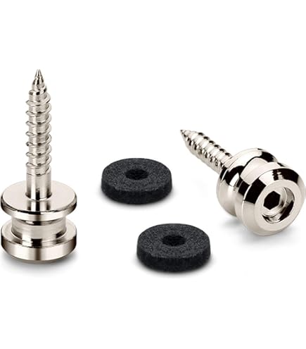 Amazon.com: Schaller S Locks Guitar Strap Locks and Buttons (Pair