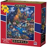 Dowdle Jigsaw Puzzle, Norway, 500 Piece | Each puzzle has a colorful story to tell, Precision-Cut, Snap-Fit Pieces