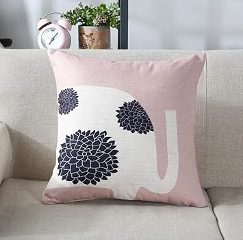 Sofá Almohada Algodón Almohada Planta Geometría Sencilla sala de estar