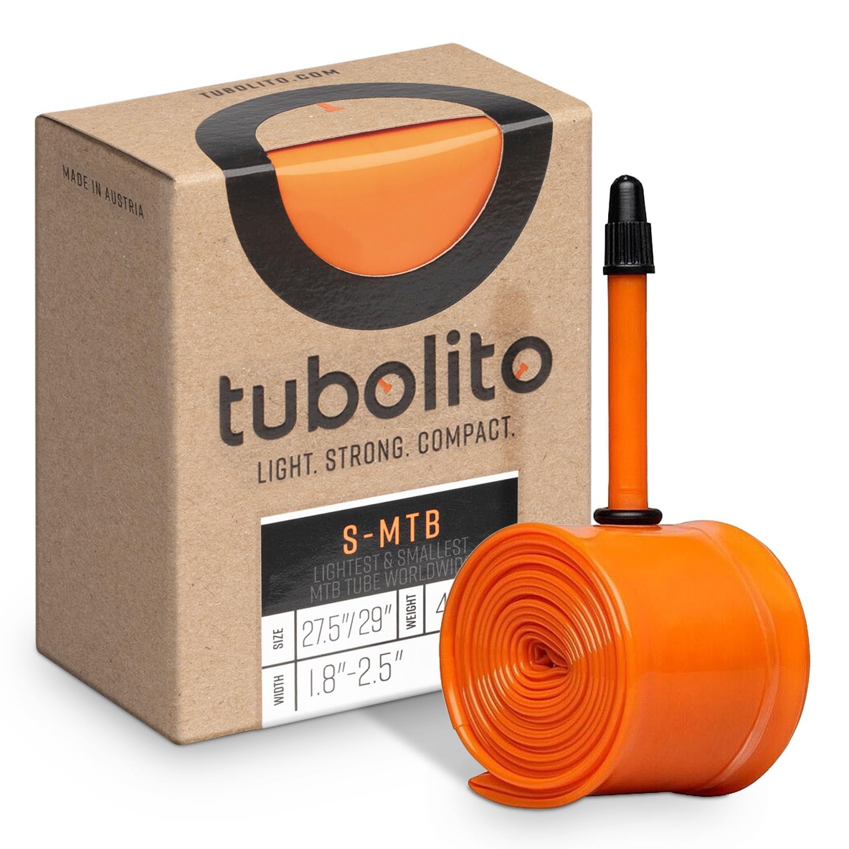 Tubolito S-Tubo MTB 29" x 1.8 - 2.5" Presta Tube,Orange