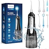 Water Dental flosser Elifloss Oral Irrigator with 4 Modes,7 Tips,Adjustable Intensity IPX7 Waterproof 320ml Detachable Tank R