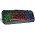 Teclado Gaming Semimecánico Empire K300 QWERTZ - 105 Teclas, 19 Anti-ghosting, Retroiluminación RGB, Para PC