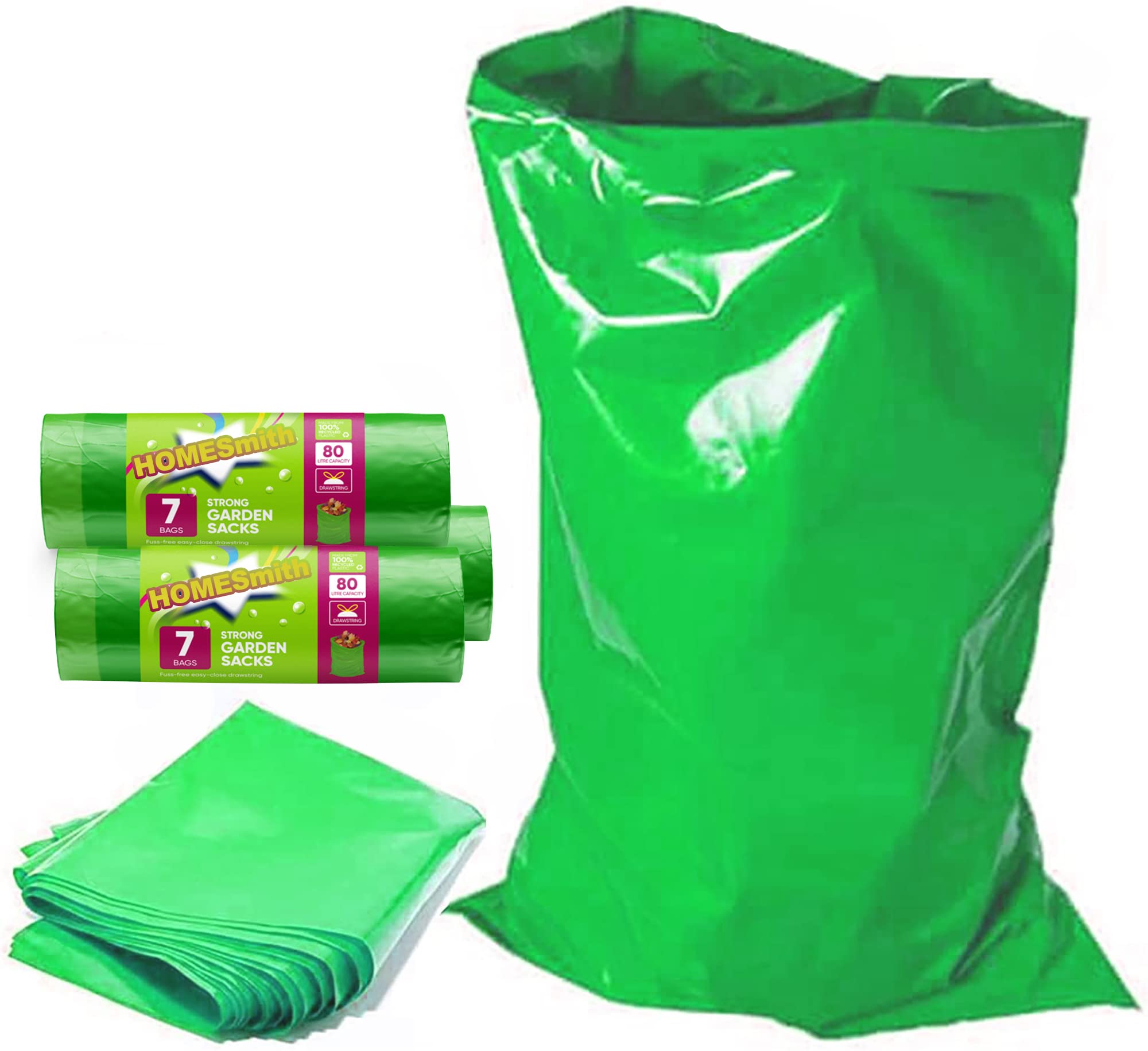 HOMESmith Large Heavy Duty Garden Sacks Builders and DIY Choice Rubble Bags - Pack of 40