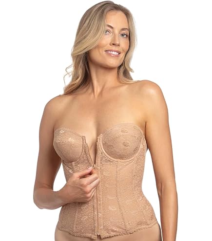 Dominique Push-up Bridal Strapless Brasselette Style 7759, White, 36C at Amazon Women's Clothing store