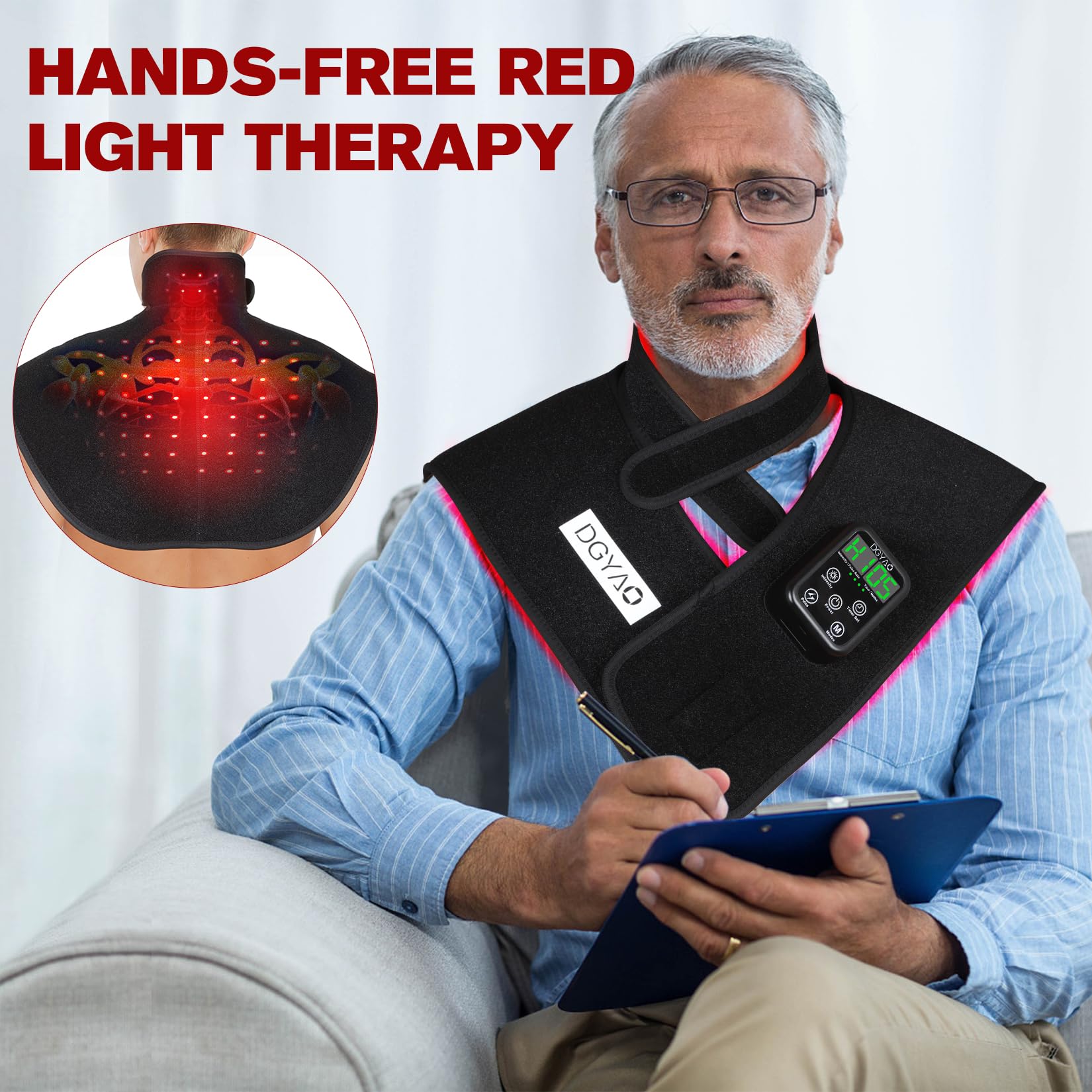 Mua Cordless Led Red Light Therapy for Shoulder Neck Pain Relief ...