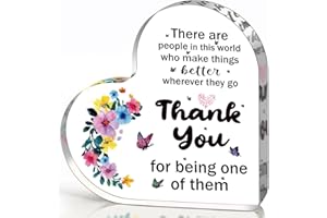 Eterfordista Thank You Gifts for Women Teacher Appreciation Gifts Birthday Gifts for Women Office Staff Coworker Leaving Job Goodbye Farewell Gifts for Coworker Decorative Signs Plaque