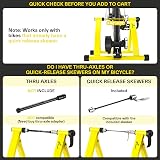 Sportneer Turbo Trainer Magnetic Bike Trainer 26-28in 700C, 6-Level view 5