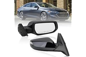 MOFOAP Passenger Side View Mirror Compatible with 2016 2017 2018 2019 2020 2021 2022 Malibu LT Hybrid,Mirrors With Heated Turn Signal,7-Pins OE-GM1321539