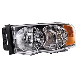 TRQ 2 Piece Headlight Assembly Set Halogen Driver