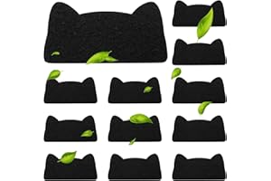 Pletpet 12Pcak Cat Little Box Filters Replacement Scented, Activated Carbon Filters Cat Litter Box Odor Control Filters Adhesive for Most Cat Litter Boxes to Keep Home Fresh