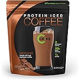 Chike Mocha High Protein Iced Coffee, 20 G Protein, 2 Shots Espresso, 1 G Sugar, Keto Friendly and Gluten Free, 14 Servings (15.3 Ounce)