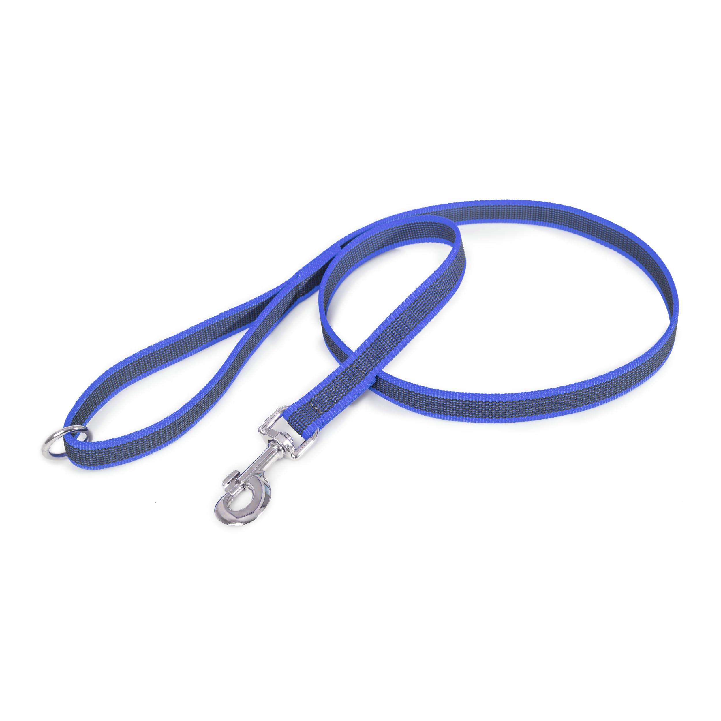 Color & Gray Super-Grip Leash with Handle, and O-Ring, 20 mm x 1,2 m, Blue-Gray