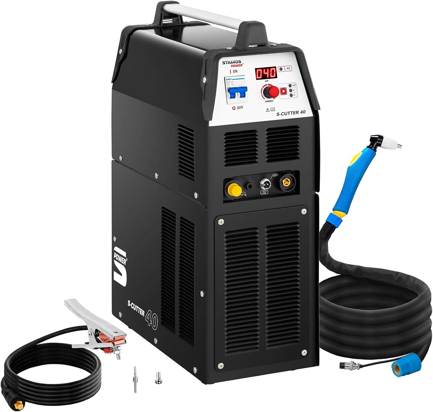 Stamos Welding Plasma Cutter with Compressor SCutter 40 (1440 A, 230