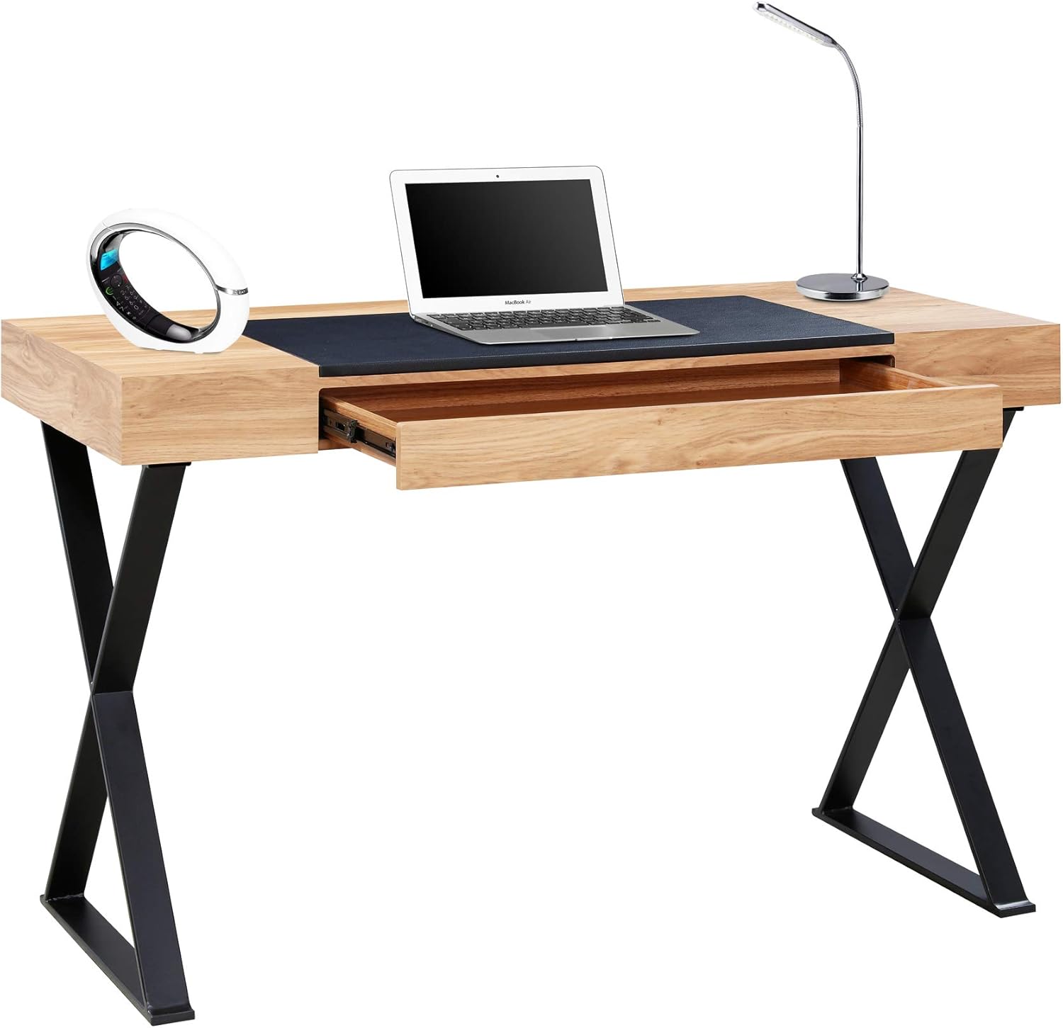 Centurion Supports ADONIS Oak and Chrome Ergonomic Home Office Computer ...