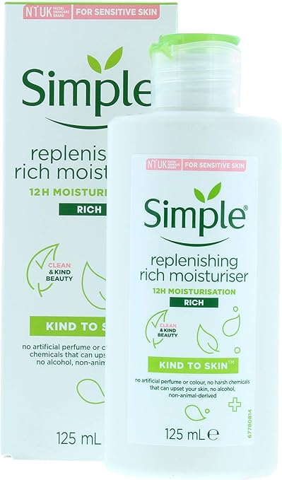 simple rich moisturizer ingredients