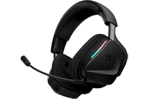 Corsair Void v2 MAX Wireless Gaming Headset for PC, PS5, PS4, Switch, Mobile - Simultaneous 2.4GHz+Bluetooth, Dolby Atmos, So