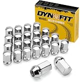 dynofit 24pcs 14x1.5 OEM Lug Nuts 1.75 inch(45mm) Height 7/8" Hex(22mm), M14-1.5 One-Piece Design Factory Chrome Wheel Lugnuts for Silverado &amp; Tahoe GMC Sierra 1500 Buick Dodge Cadillac Chrysler