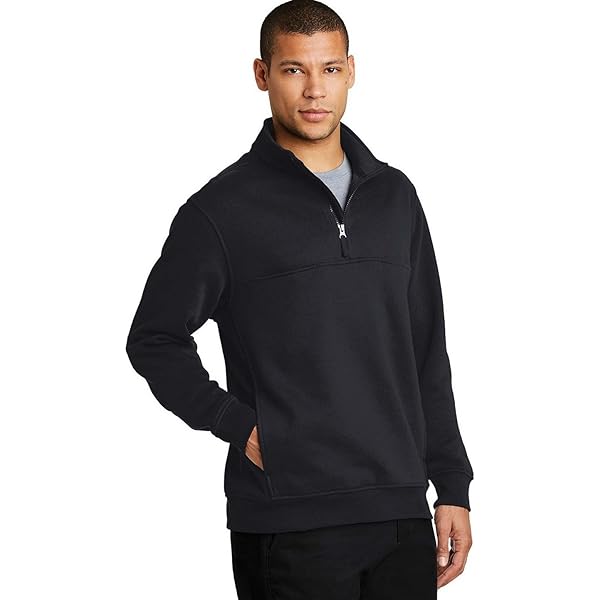 Amazon.com: CornerStone Unisex Half Zip Job Shirt | Lightweight