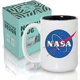 Artisan Owl Large Ceramic NASA Space Mug &ndash; Space-Themed Astronomy Tea &amp; Coffee Cup for Science Lovers