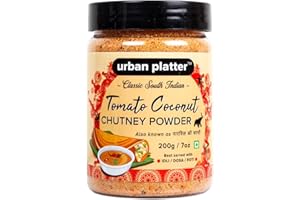 Urban Platter South Indian Style Instant Tomato Coconut Chutney Powder 200G / 7Oz [Nariyal Ki Chutney Just Add Water]