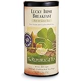 The Republic of Tea Lucky Irish Breakfast Black Tea, Tin of 50 Tea Bags