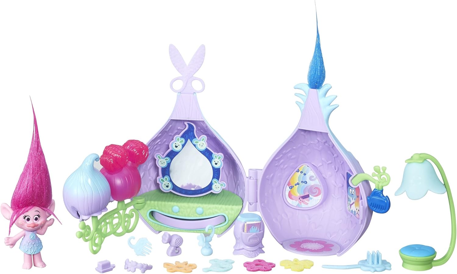 DREAMWORKS TROLLS Trolls Poppy's Stylin' Pod, Purple, 4 Inches