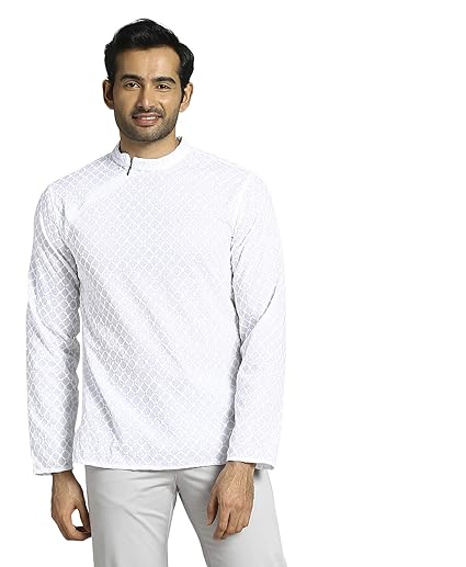 By FBB Embroidered Short Kurta Green