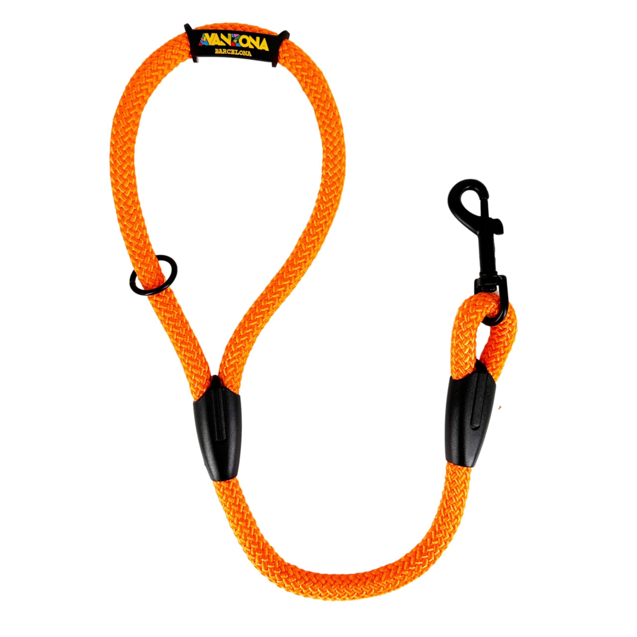Anti Pull and Short Rope Lead for Small Medium and Large Dogs. Made in Spain. 60cm. Orange — image 1