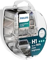 Philips X-tremeVision Pro150 H1 Car Headlight Bulbs Set of 2 view 2