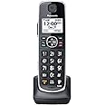 Panasonic Additional Cordless Phone Handset Compatible with KX-TGE6x Series Cordless Phone Systems - KX-TGEA61B (Black)