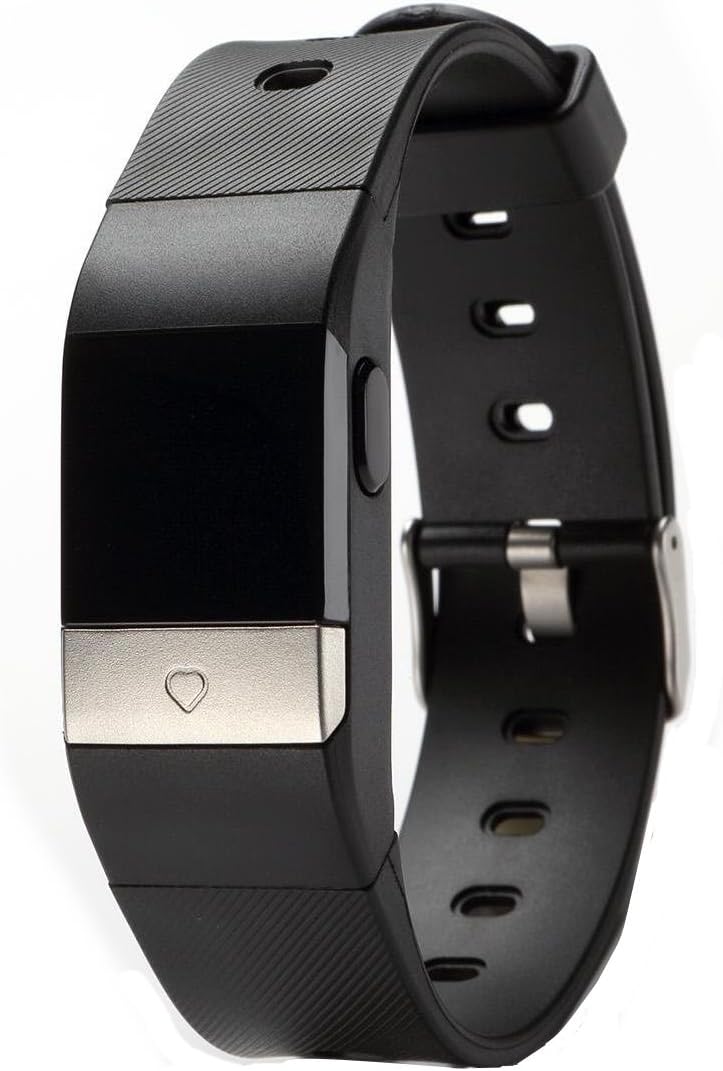 Mio Technology MiVia Essential Fitness Monitor and Calorie Tracker with ECG Heart Rate Sensor - Black