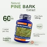Zipvit Pine Bark Extract 125mg 60 Vegan Tablets 95 Proanthocyanidins view 4