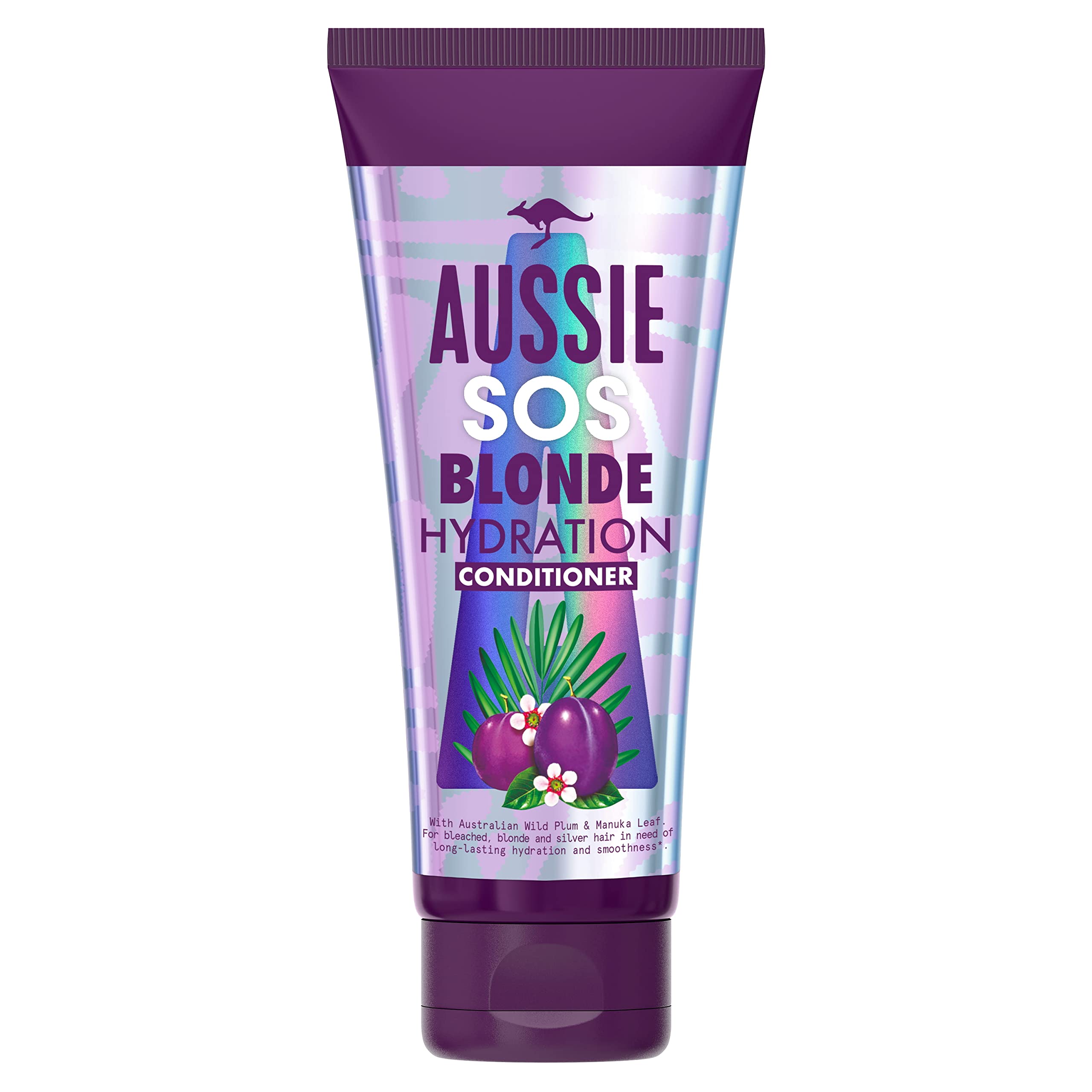 Aussie SOS Blonde and Silver Hair Hydration Vegan Hair Conditioner, 200ml