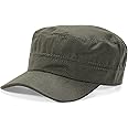 XYIYI Unisex Cotton Basic Cadet Army Cap Everyday Military Style Hat