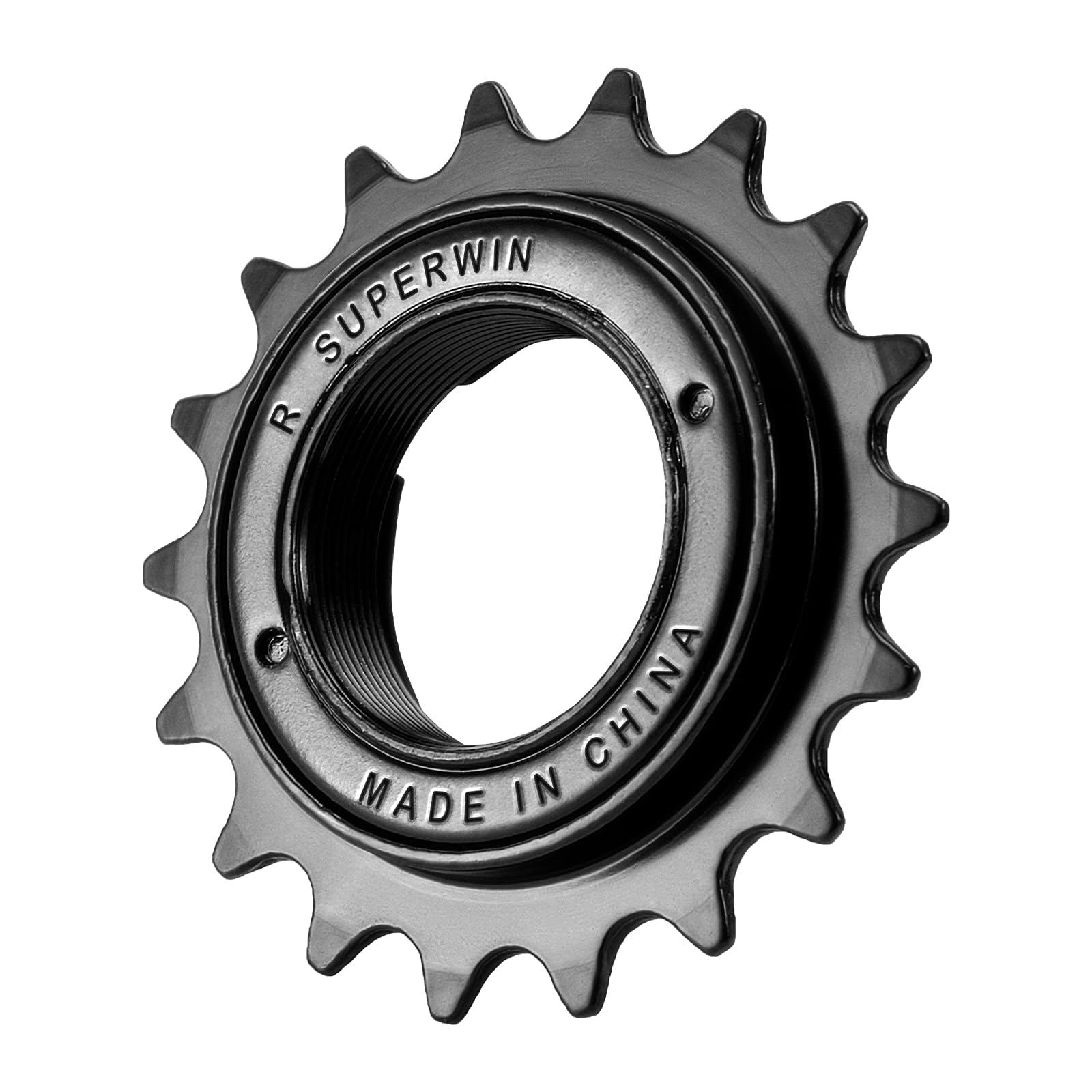 Hycline Single Speed Bicycle Freewheel 18T, Bike Freewheel - BLACK