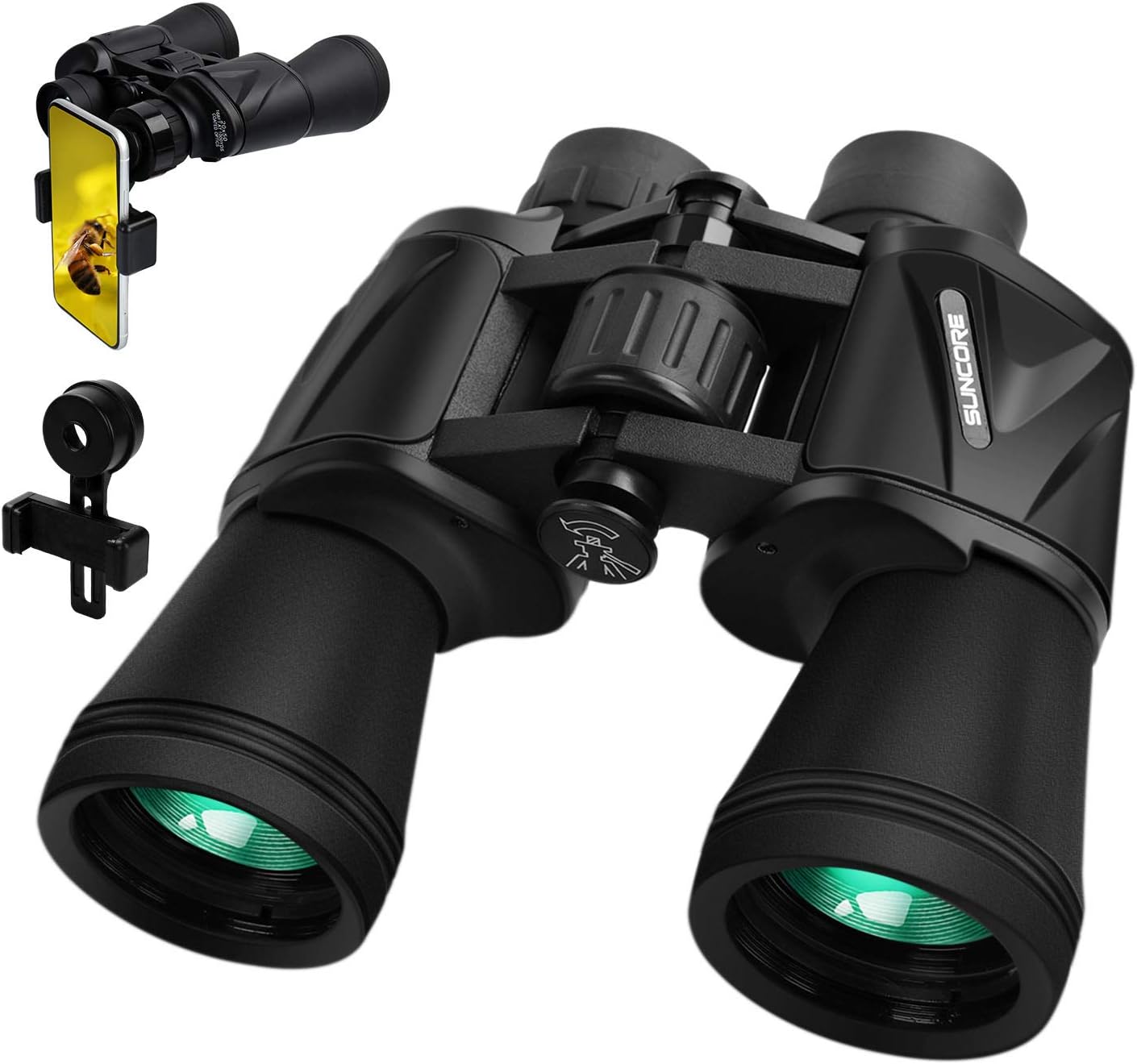 20 x 50 Binoculars for Adults, HD Professional Roof Prism Binoculars for Bird Watching Travel Stargazing Hunting Concerts Sports-BAK4 Prism FMC Lens-with Smartphone Adapter Strap Carrying Case : Camera & Photo
