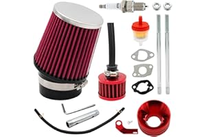 WNOOENG Upgraded 212 Air Fliter Adapter Kit for Predator 212cc Coleman CT200U BT200X KT196 Baja MB165 MB200 196cc 6.5hp Hond GX160 GX200 Engine Mini Bike Go Kart Stage 1 Performance Parts