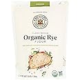 King Arthur Organic Medium Rye Flour - 3 lbs for Complex Flavorful Breads & Baked Goods - 100% US Grown & Milled - Non-GMO Pr