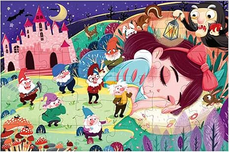Amazon Co Jp ファミリーゲーム 女の子の子供のためのおとぎ話のジグソーパズル 子供のための大きなピースのパズル知的おもちゃ 38 X 25 Cm 36 64ピース 21ギフト サイズ 36 Pieces ホーム キッチン