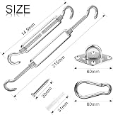 KAHEIGN M6 Awning Attachment Set 44 Pcs Stainless Steel Hardware Kit view 5