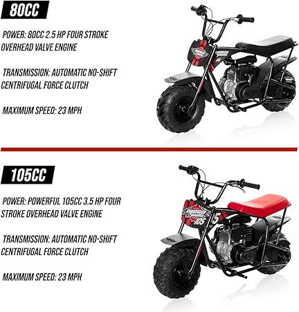 monster moto mini bike 105cc top speed